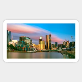 Melbourne sunset Sticker